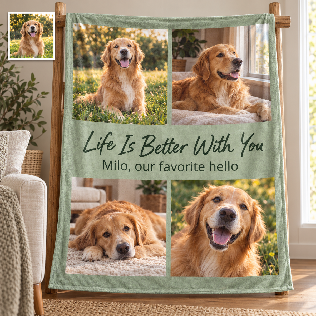 Create a Custom Keepsake Blanket with Your Favorite Photos
