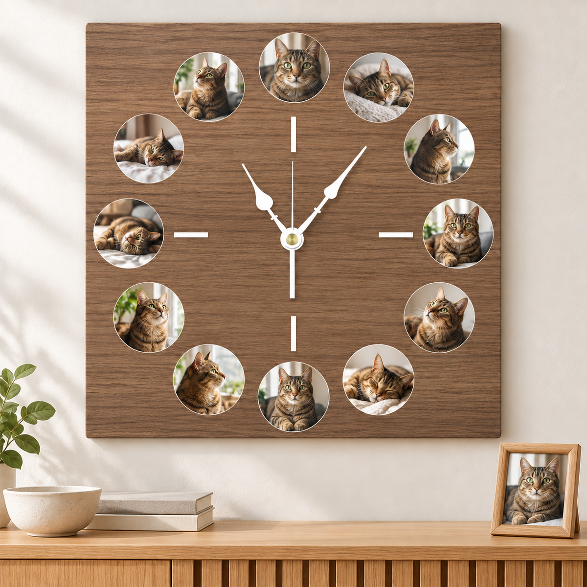 12pcs Photo Wall Clock Personalized Clock