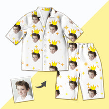Load image into Gallery viewer, Unisex Kids’ Custom Photo Pajamas - Comfy Short Face Nightwear
