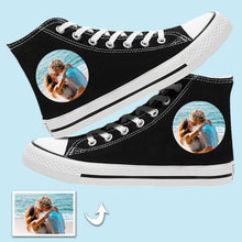 Load image into Gallery viewer, Unisex High Top Canvas Shoes: Custom Photo Essentials for All
