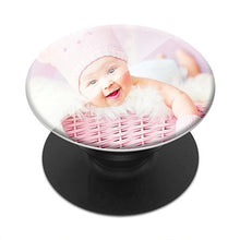 Load image into Gallery viewer, Personalized Baby Photo Phone Grip, Custom Mobile Holder with Your Image
