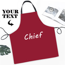 Load image into Gallery viewer, Personalized Kitchen Apron - Custom Text Cooking Apron with Your Name
