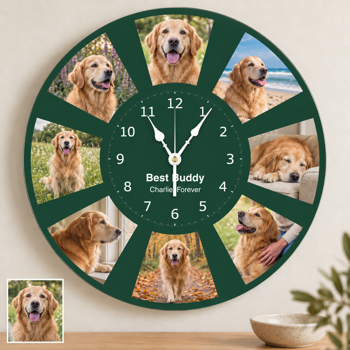 Personalized Wall Clocks - Unique Designs for Every Family Room