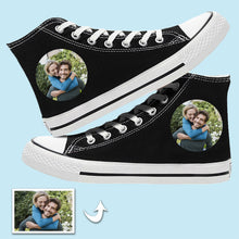 Load image into Gallery viewer, Unisex High Top Canvas Shoes: Custom Photo Essentials for All
