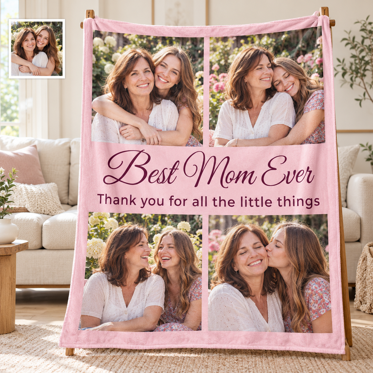 Create a Custom Keepsake Blanket with Your Favorite Photos