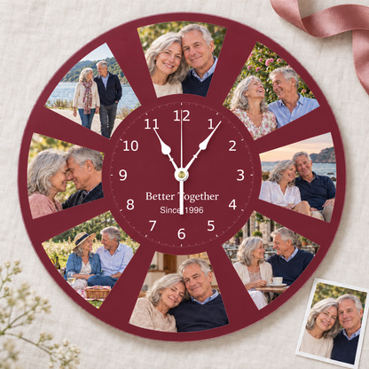 Personalized Wall Clocks - Unique Designs for Every Family Room