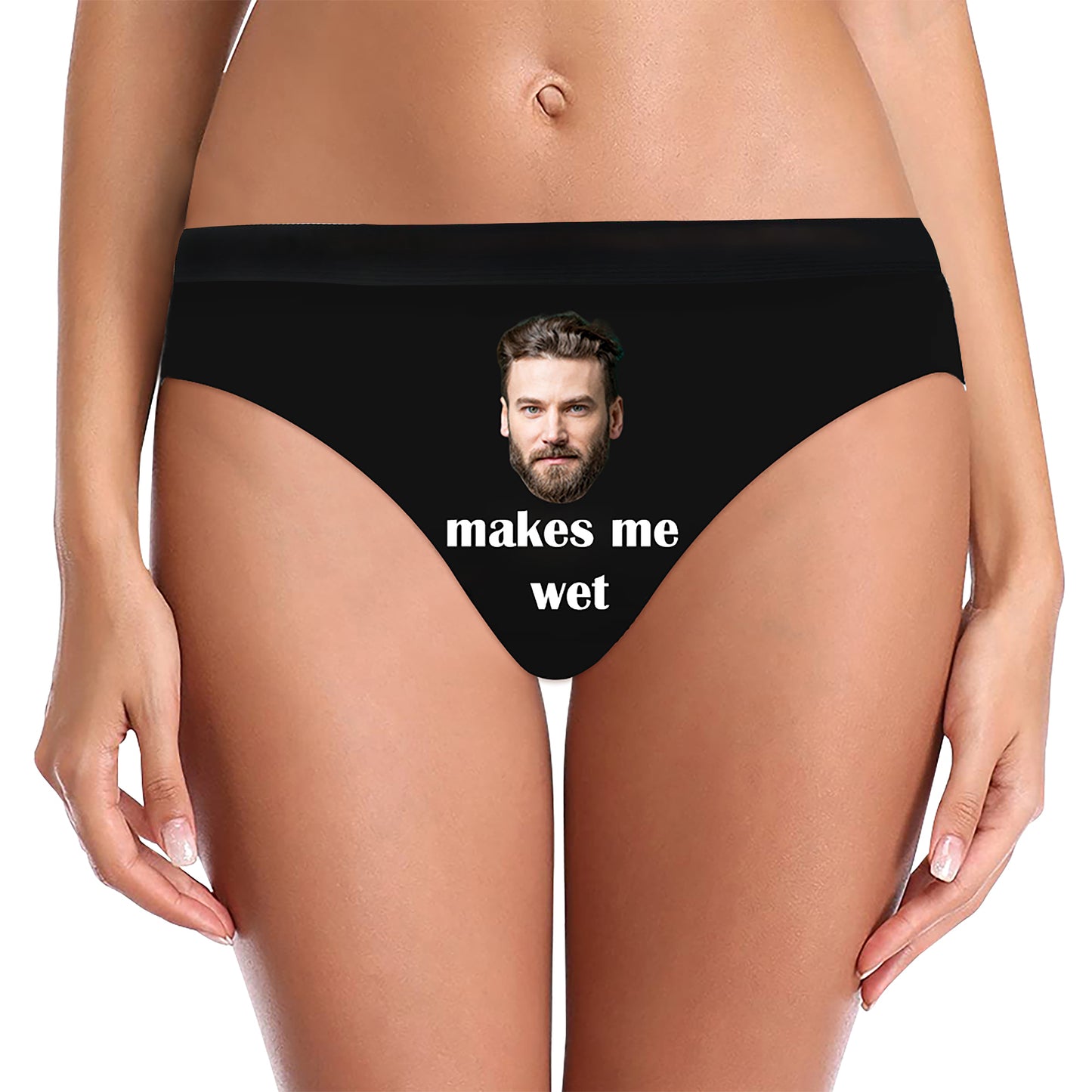 Womens Panties Sexy Personalized Underwear with Face and Text