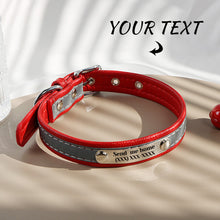 Load image into Gallery viewer, Custom Texts Pet Collar comfortable adjustable Engravable Dog Collar
