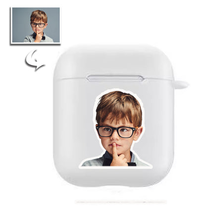 Personalized AirPods Case: Custom Face Photo Cover for AirPods 1/2/3/Pro