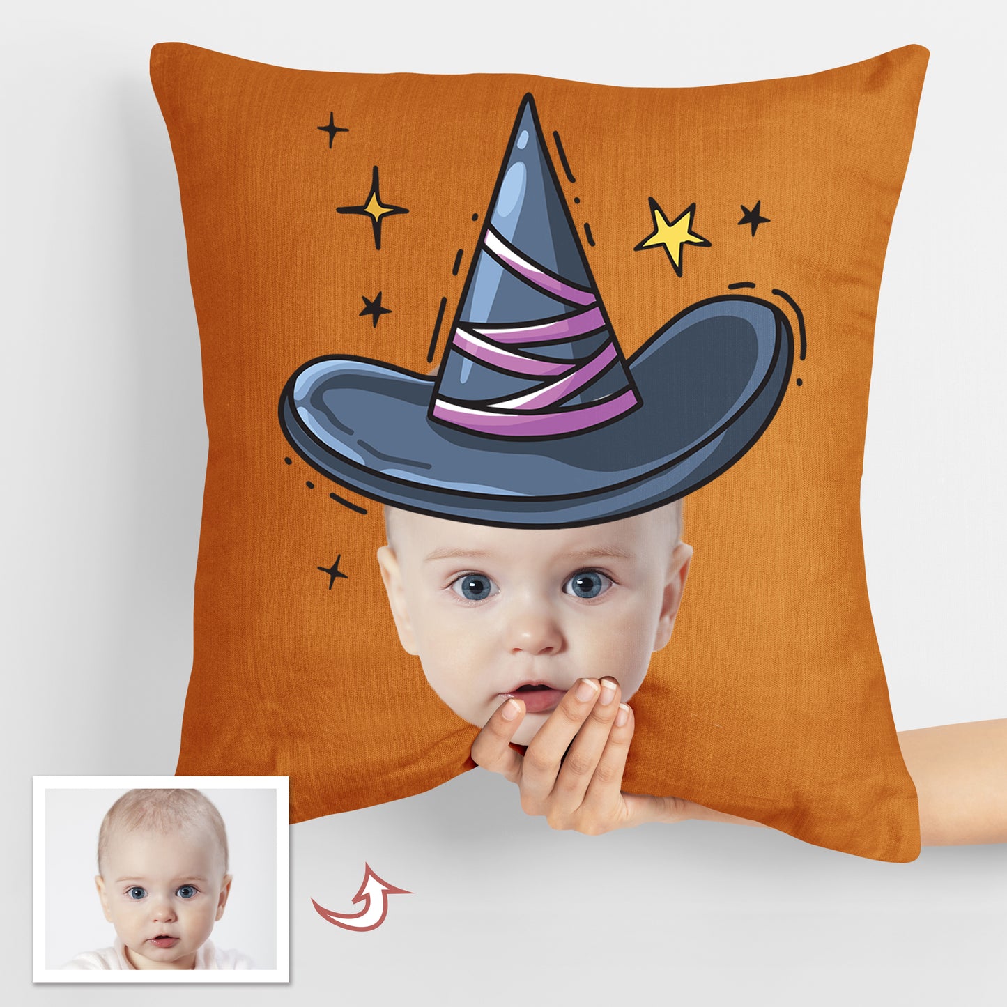 Custom Photo Throw Pillows For Halloween