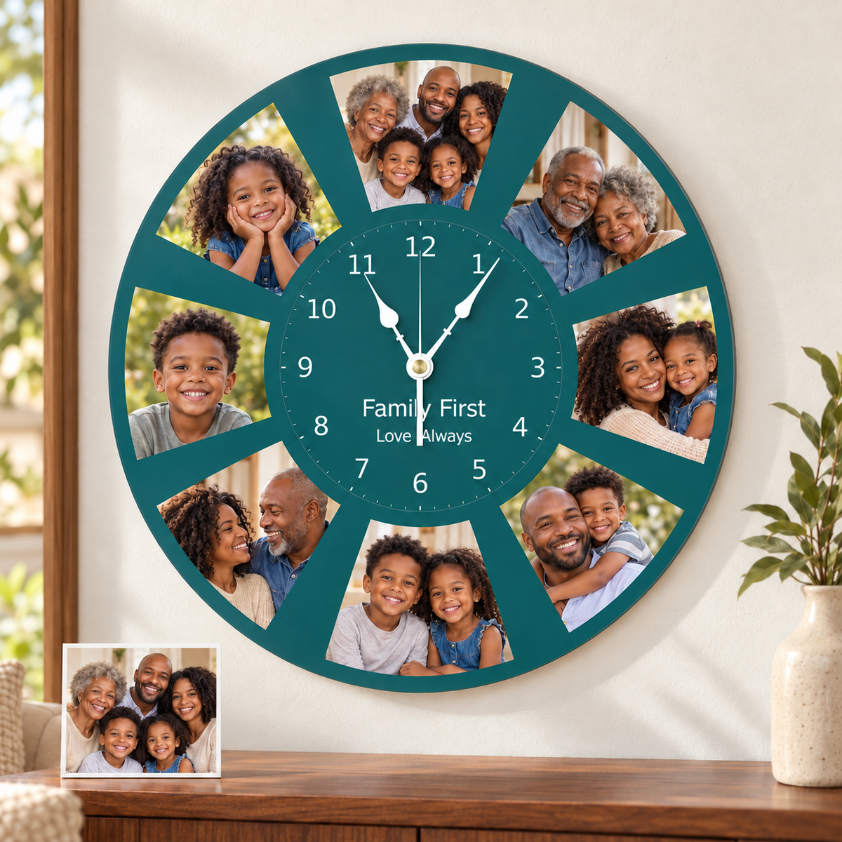 Personalized Wall Clocks - Unique Designs for Every Family Room