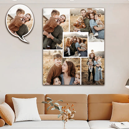 Personalized Photo Collage Canvas Prints – Custom Multi-Image Wall Art