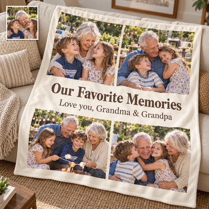 Create a Custom Keepsake Blanket with Your Favorite Photos