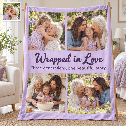 Create a Custom Keepsake Blanket with Your Favorite Photos
