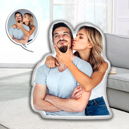 Personalized Multi-person Photo Pillow - Unique Custom Shaped Gifts