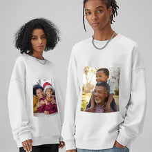 Load image into Gallery viewer, Double Side Print Sweatshirts: Unisex Hoodless Long Sleeve Custom Photo Essentials
