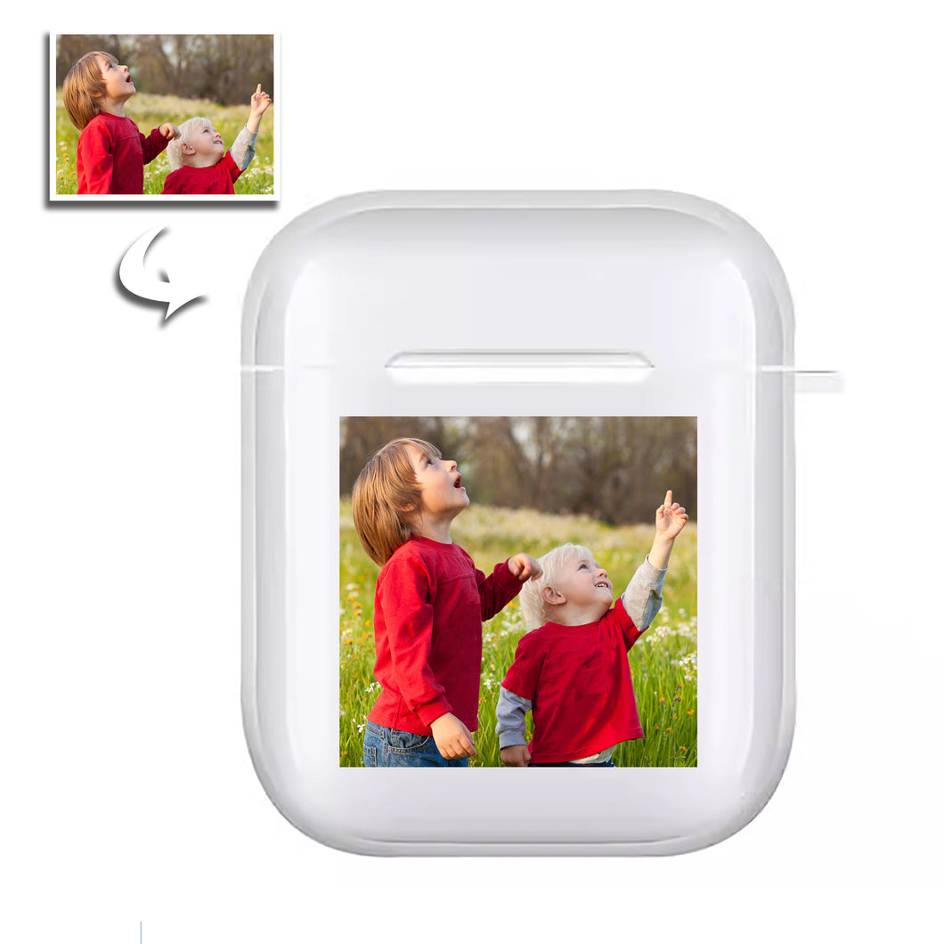 Custom photo printed on  AirPods 1/2/3/Pro Case for Apple  Headphones