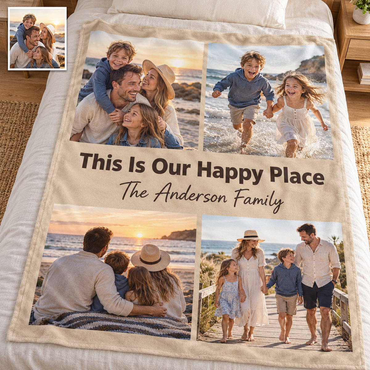 Create a Custom Keepsake Blanket with Your Favorite Photos