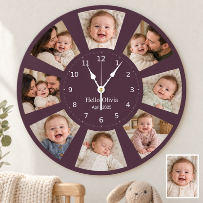 Personalized Wall Clocks - Unique Designs for Every Family Room