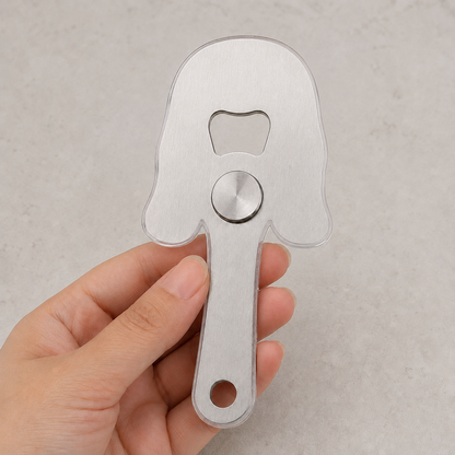 Custom Face Bottle Opener – Personalized Photo Acrylic Opener with Optional Fridge Magnet