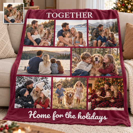 Design Your Own Photo Blanket - Custom Keepsake Gift