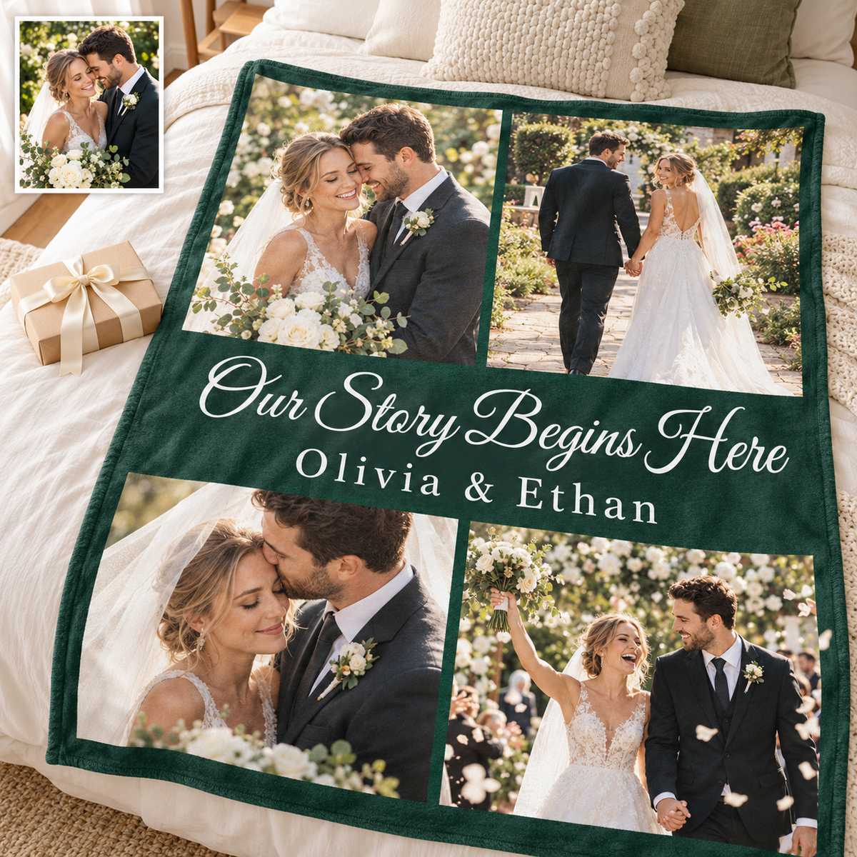 Create a Custom Keepsake Blanket with Your Favorite Photos