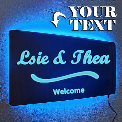 Personalized Name Mirror with LED Lights: Illuminate Your Space with Elegance