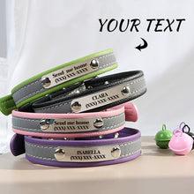 Load image into Gallery viewer, Custom Texts Pet Collar comfortable adjustable Engravable Dog Collar
