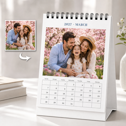 Custom Desktop Calendar with Your Photos