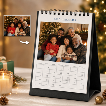 Custom Desktop Calendar with Your Photos