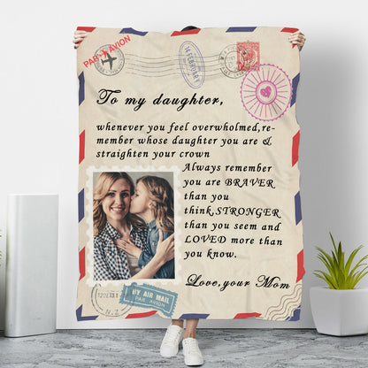 Custom Personalized Mail Blankets with Your Own Photos and Text