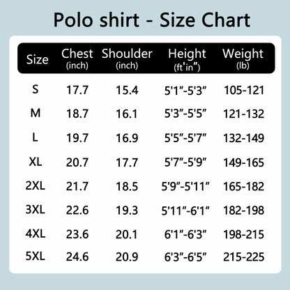 Personalized Unisex Polo Shirts, Custom Double-Sided Photo Face Design