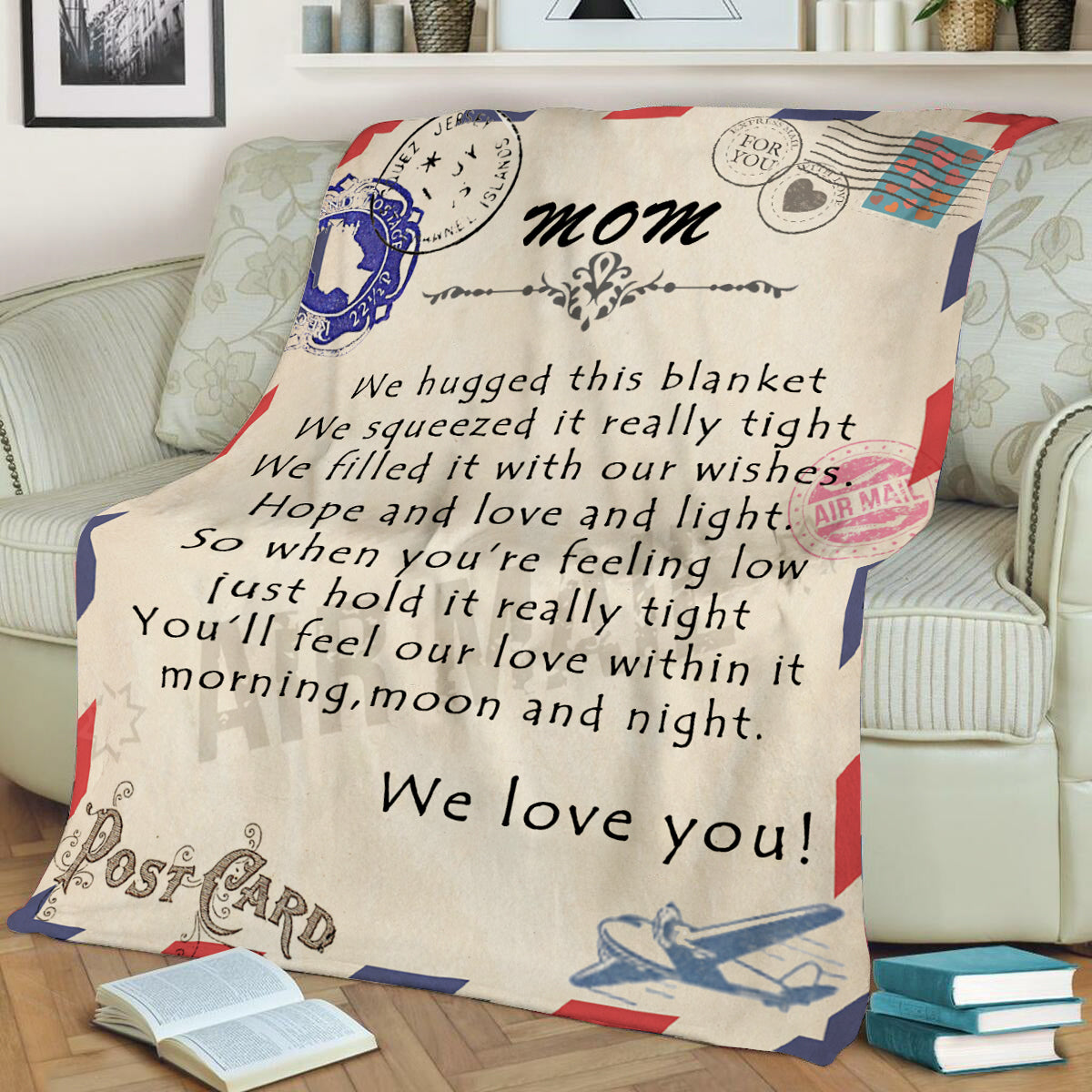 Create Your Own Warmth with Custom Text Mail Personalized Blankets