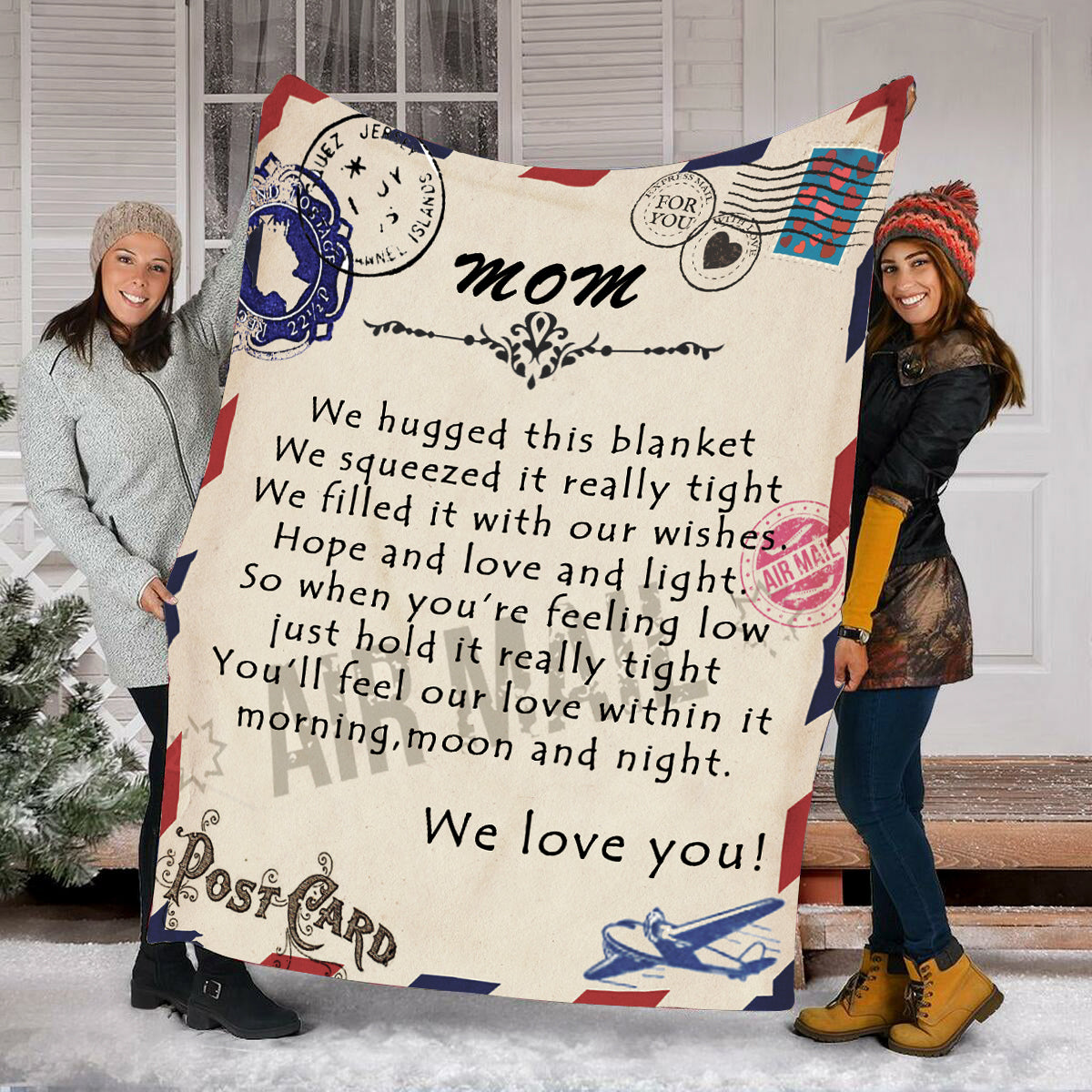 Create Your Own Warmth with Custom Text Mail Personalized Blankets