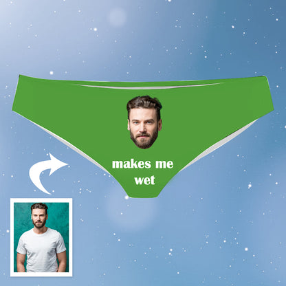 Womens Panties Sexy Personalized Underwear with Face and Text