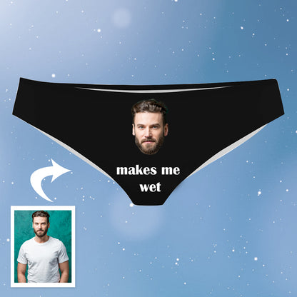 Womens Panties Sexy Personalized Underwear with Face and Text
