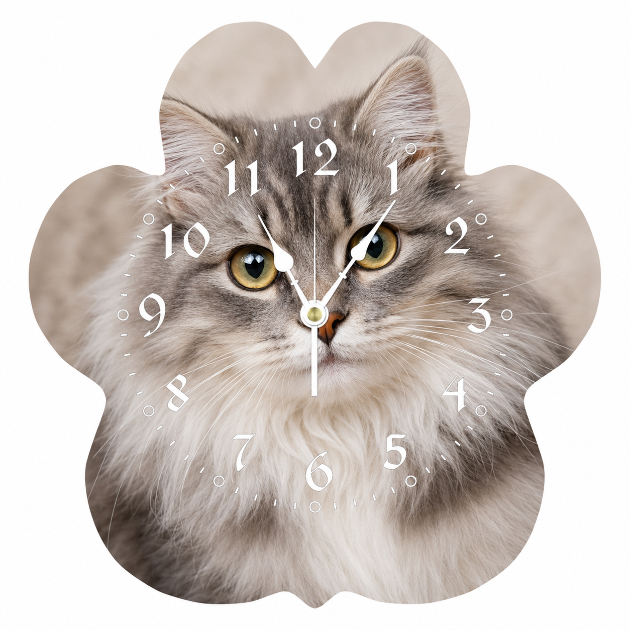 Personalized Shaped Acrylic Photo Wall Clock