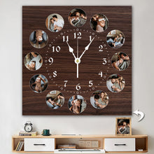 Load image into Gallery viewer, 12pcs Photo Wall Clock Personalized Clock
