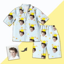 Load image into Gallery viewer, Unisex Kids’ Custom Photo Pajamas - Comfy Short Face Nightwear
