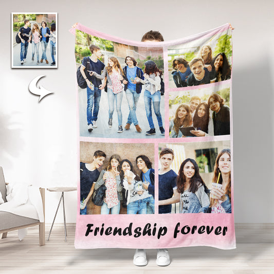 Personalized Photo Blanket - Custom Keepsake Gift Idea