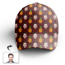 Load image into Gallery viewer, Custom Pineapple Photo Hat - Tropical Style Statement
