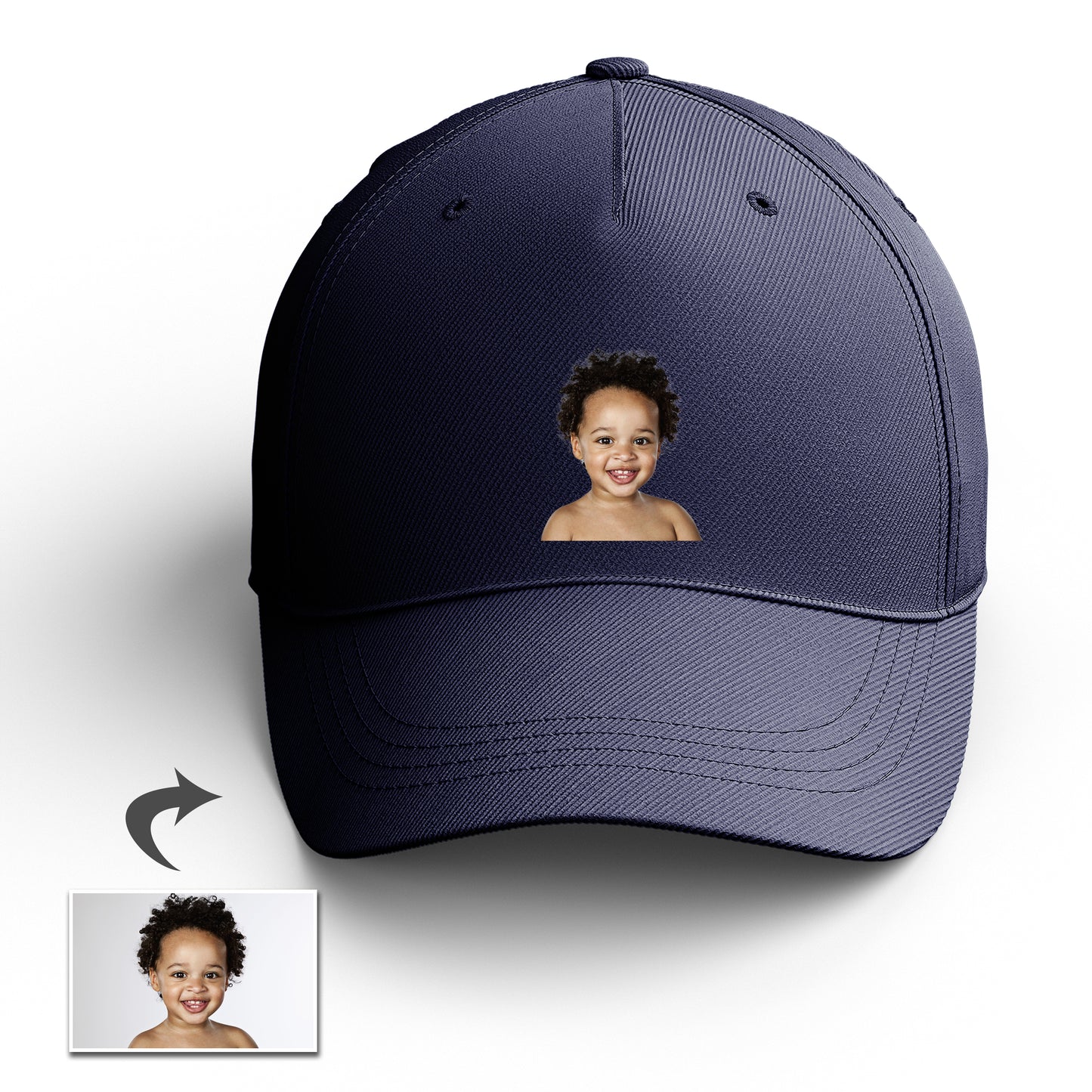 Custom Photo Baseball Cap | Personalized Hat Gift for Men & Women