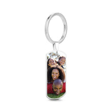 Load image into Gallery viewer, Gifts Photo Tag Key Chain With Engraving Stainless Steel
