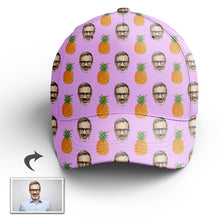 Load image into Gallery viewer, Custom Pineapple Photo Hat - Tropical Style Statement
