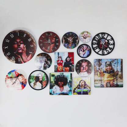 Custom Photo Wall Clock Round Clock For Home Keepsake Gift