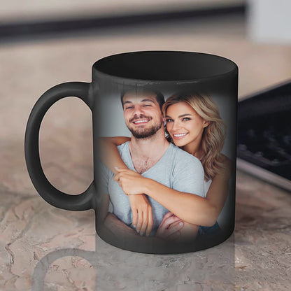 Personalized Custom Photo Mugs - Magic Heat Color Changing Coffee Cups