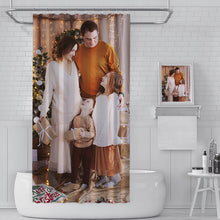 Load and play video in Gallery viewer, Waterproof Custom Photo Shower Curtain, High-Density HD Print
