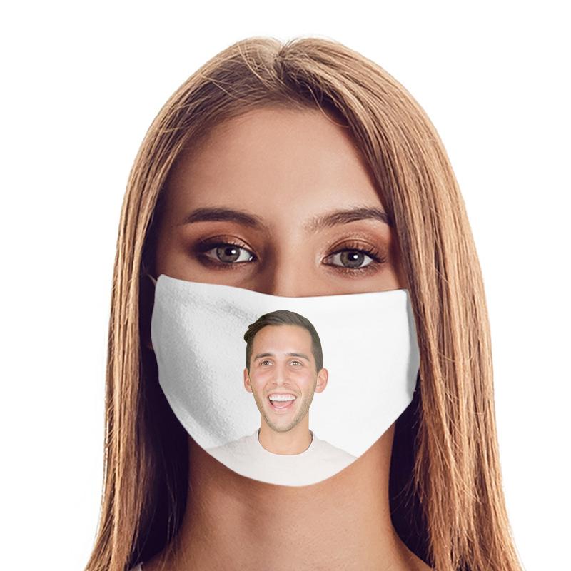 Custom Photo Face Coverings Personalized Face Mask,Print Your own Face Pictures On Your Face Cover