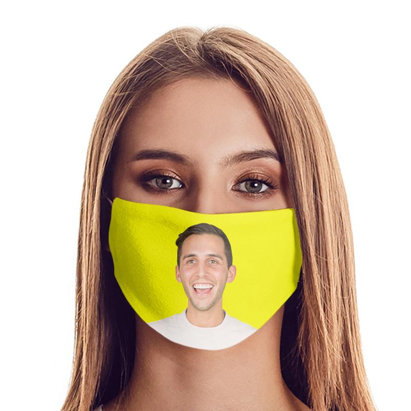 Custom Photo Face Coverings Personalized Face Mask,Print Your own Face Pictures On Your Face Cover