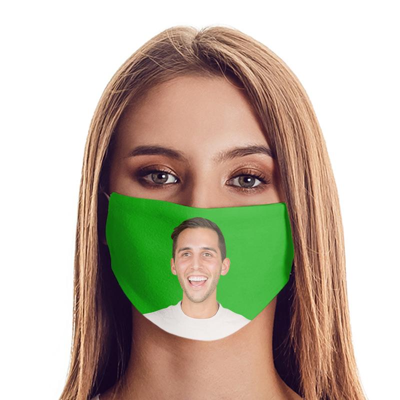 Custom Photo Face Coverings Personalized Face Mask,Print Your own Face Pictures On Your Face Cover